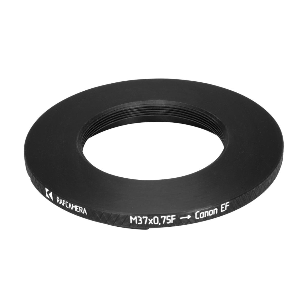 M37x0.75 female thread to Canon EF camera mount adapter for Canon 0.65/65mm lens