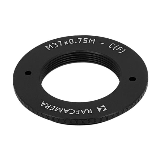 M37x0.75 male to C-mount female thread adapter