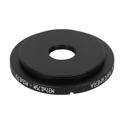 M37x0.75 male to M12x0.75 female thread adapter
