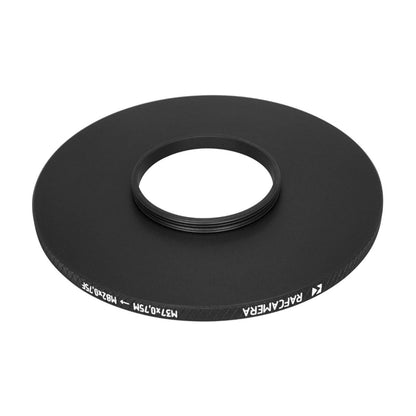 M37x0.75 male to M82x0.75 female thread adapter (37mm to 82mm step-up ring)