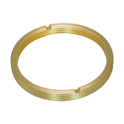 M37x1 female to M42x1 male thread adapter for Asahiflex lens, bronze