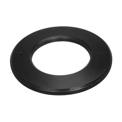 M38x0.75 female to M65x1 male thread adapter, flangeless