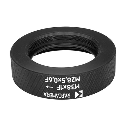 M38x1 female to M28.5x0.6 female thread adapter for telescope