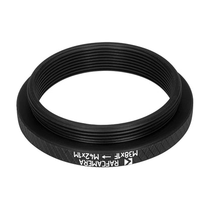 M38x1 female to M42x1 male thread adapter