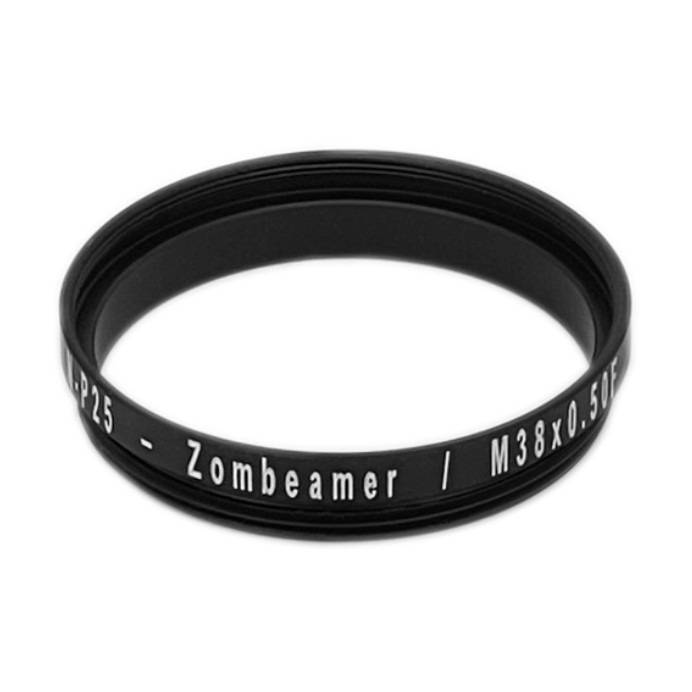 M38x1 male to M38x0.5 female thread adapter