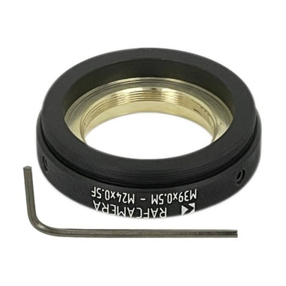 M39x0.5 male to M24x0.5 female step-down ring (adapter for Bolex 8/19/1.5x)