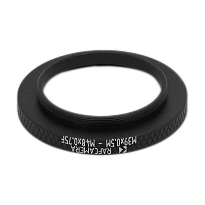 M39x0.5 male to M48x0.75 female thread adapter