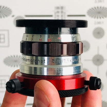 M39x0.5 male to M55x0.75 male thread adapter (mount Rapido 8A to Bolex 8/19)