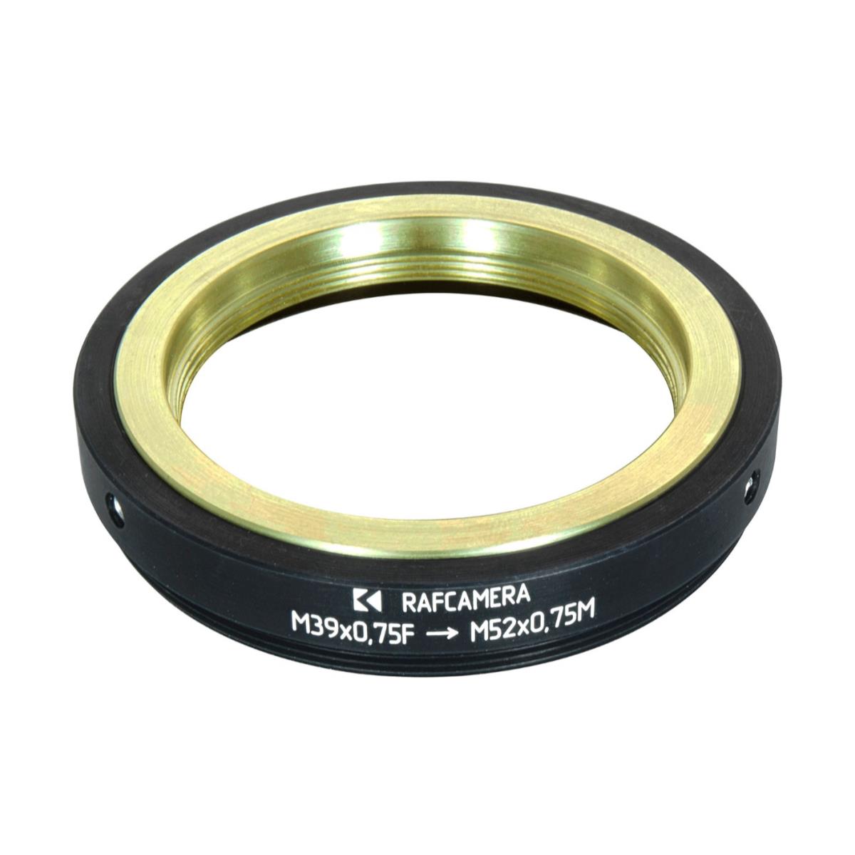 M52x0.75 male to M39x0.75 female step-down ring (adapter for Bolex 16/32/1.5x)