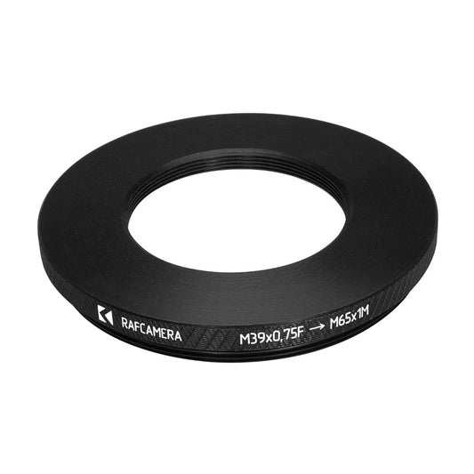 M39x0.75 female to M65x1 male thread adapter for Copal #1 shutter