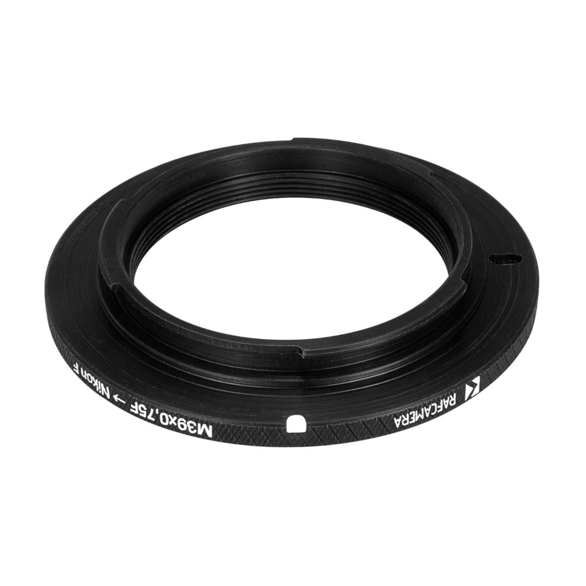 M39x0.75 female thread to Nikon F camera mount adapter
