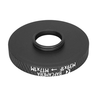 M39x1 female to M17x1 male thread adapter for smallrig cage