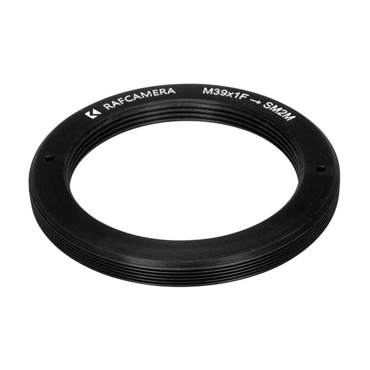M39x1 female to SM2 male thread adapter, flangeless