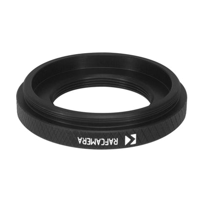 M40.5x0.5 male to M26x0.7 female thread adapter (40.5mm to 26mm step-down ring)