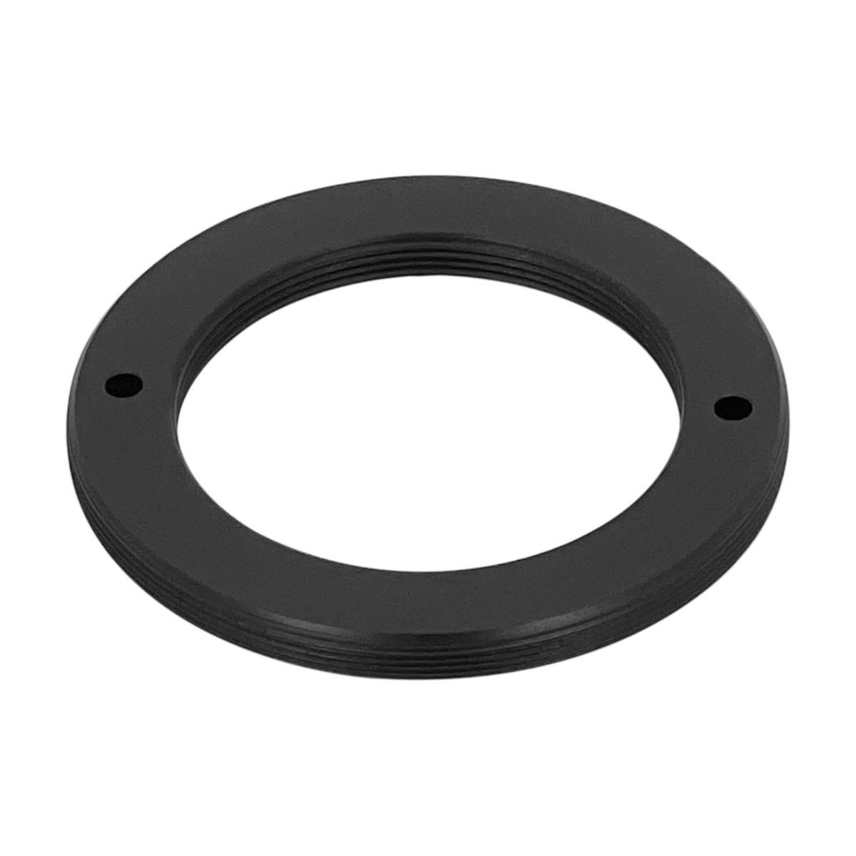 M40.5x0.5 male to M28.5x0.6 female thread adapter, flangeless