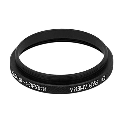 M40.5x0.5 male to M42x0.75 female thread adapter