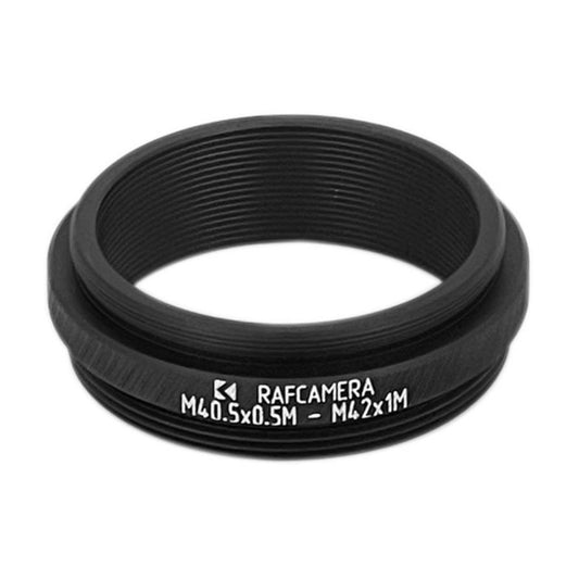 M40.5x0.5 male to M42x1 male thread adapter