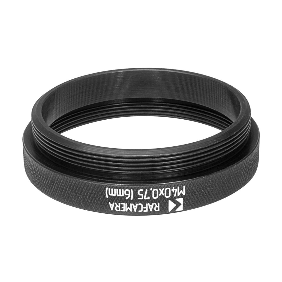M40x0.75 female to M40x0.75 male thread adapter (6mm extender)
