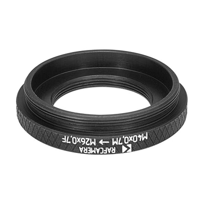 M40x0.7 (36tpi) male to M26x0.7 (36tpi) female thread adapter