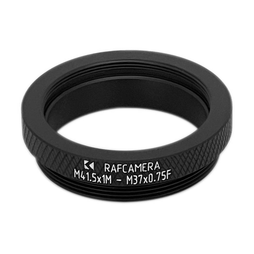 M41.5x1 male to M37x0.75 female thread adapter