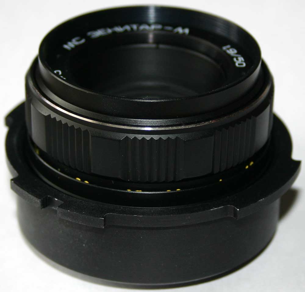 M42x1 thread lens to Konvas/Kinor OCT-19 camera mount adapter