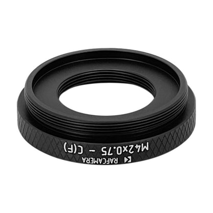 M42x0.75 male/female to C-mount female thread adapter