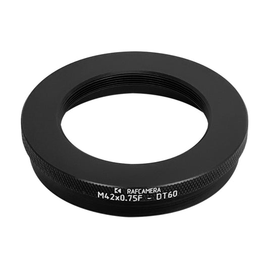 T2 (M42x0.75) female thread to 60mm dovetail adapter for MBS-10 microscope