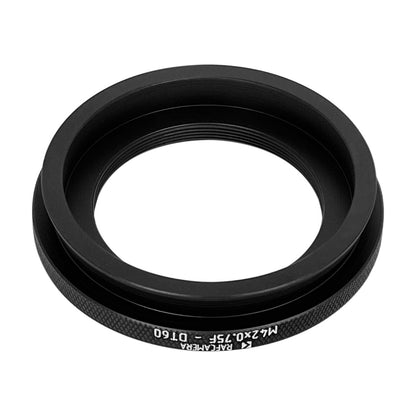 T2 (M42x0.75) female thread to 60mm dovetail adapter for MBS-10 microscope