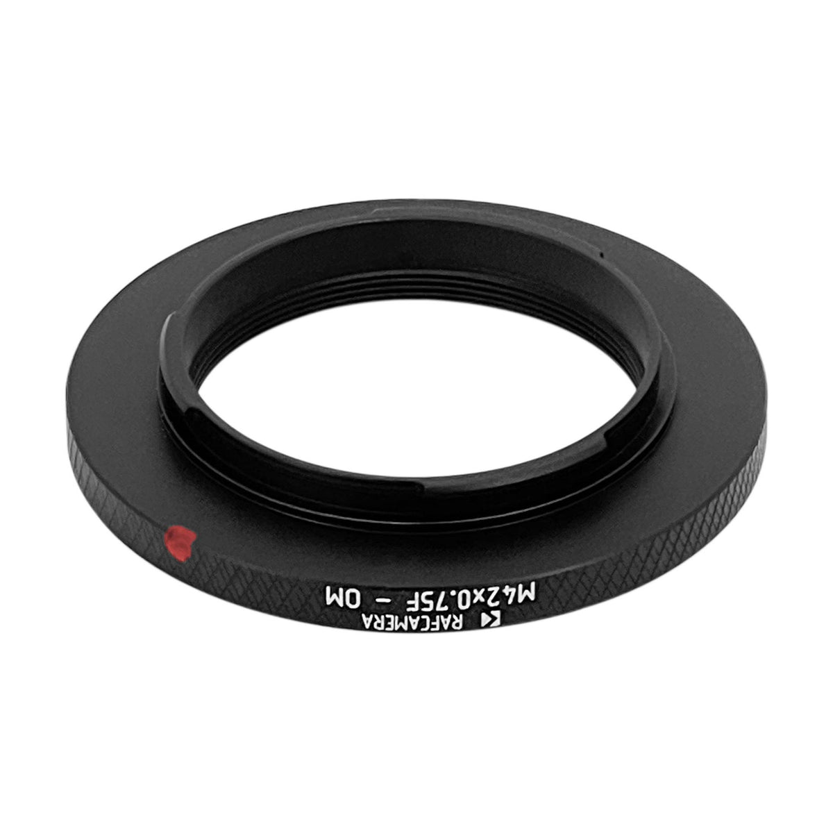M42x0.75 female thread to Olympus OM camera mount adapter