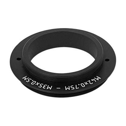 M42x0.75 male to M35x0.5 male thread adapter
