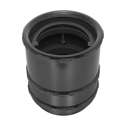 Set of 3 macro rings with M42x1 thread and instant-return diaphragm pusher