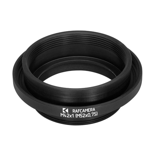 M42x1 extender (15mm) with additional female M52x0.75 accessories thread