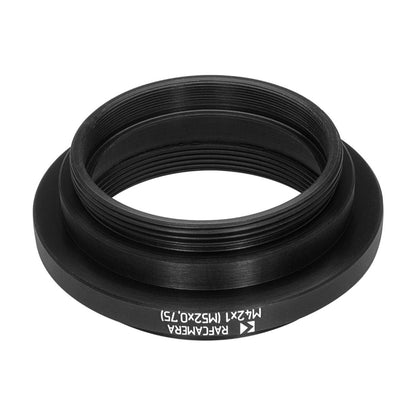 M42x1 extender (15mm) with additional female M52x0.75 accessories thread