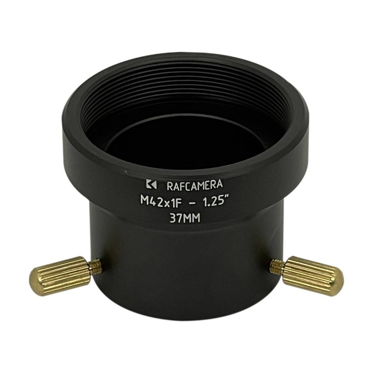 M42x1 female thread to 1.25" telescope eyepiece adapter, 37mm