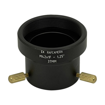 M42x1 female thread to 1.25" telescope eyepiece adapter, 37mm