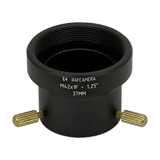 M42x1 female thread to 1.25" telescope eyepiece adapter, 37mm