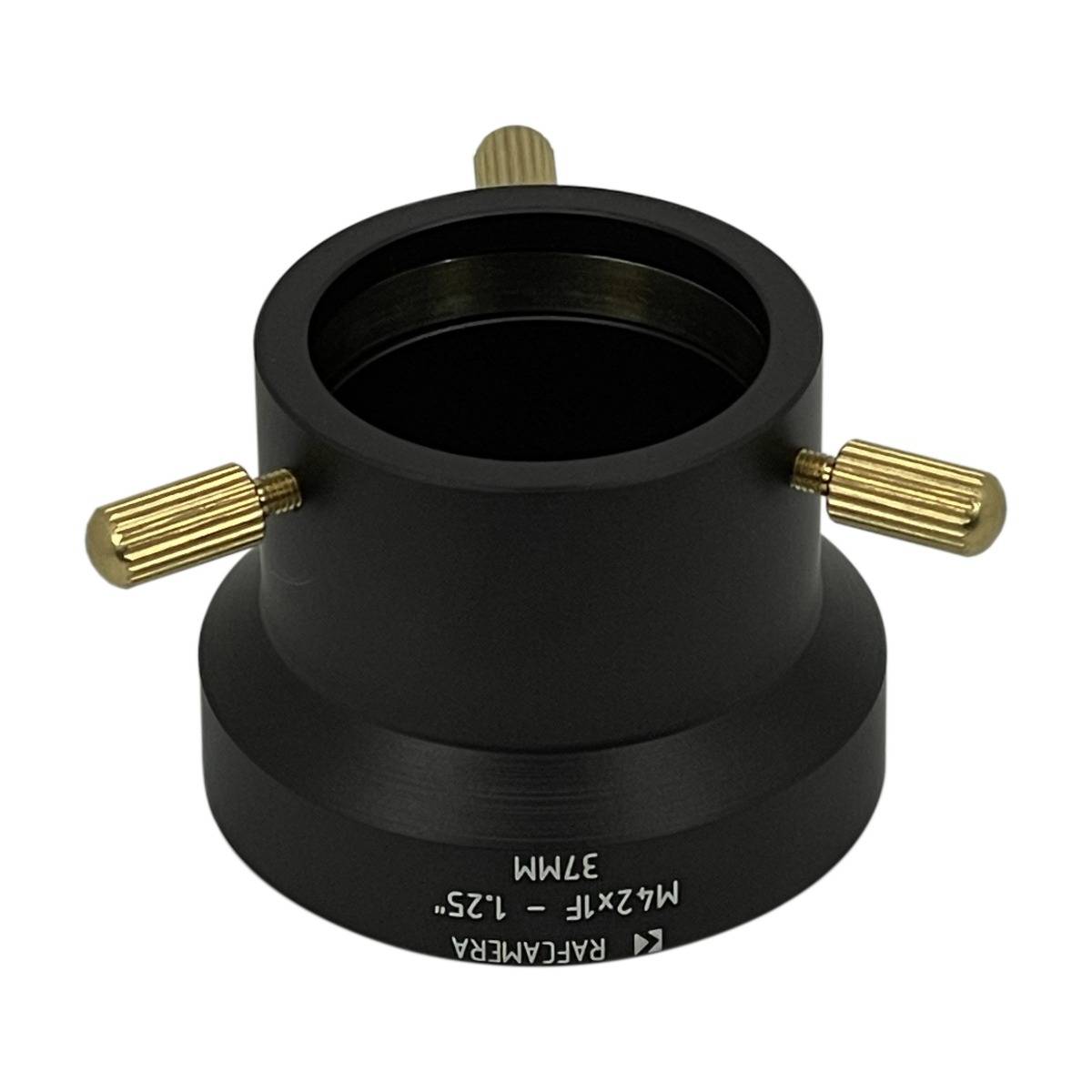 M42x1 female thread to 1.25" telescope eyepiece adapter, 37mm