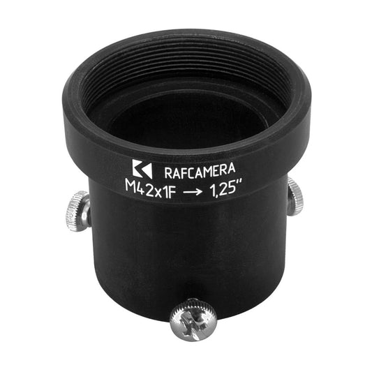 M42x1 female thread to 1.25" telescope eyepiece adapter