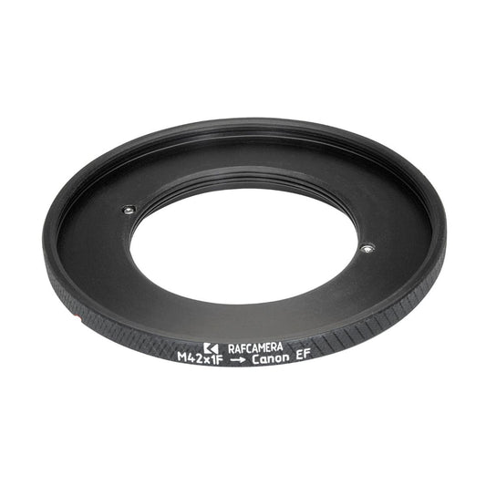 M42x1 female thread to Canon EF camera mount adapter