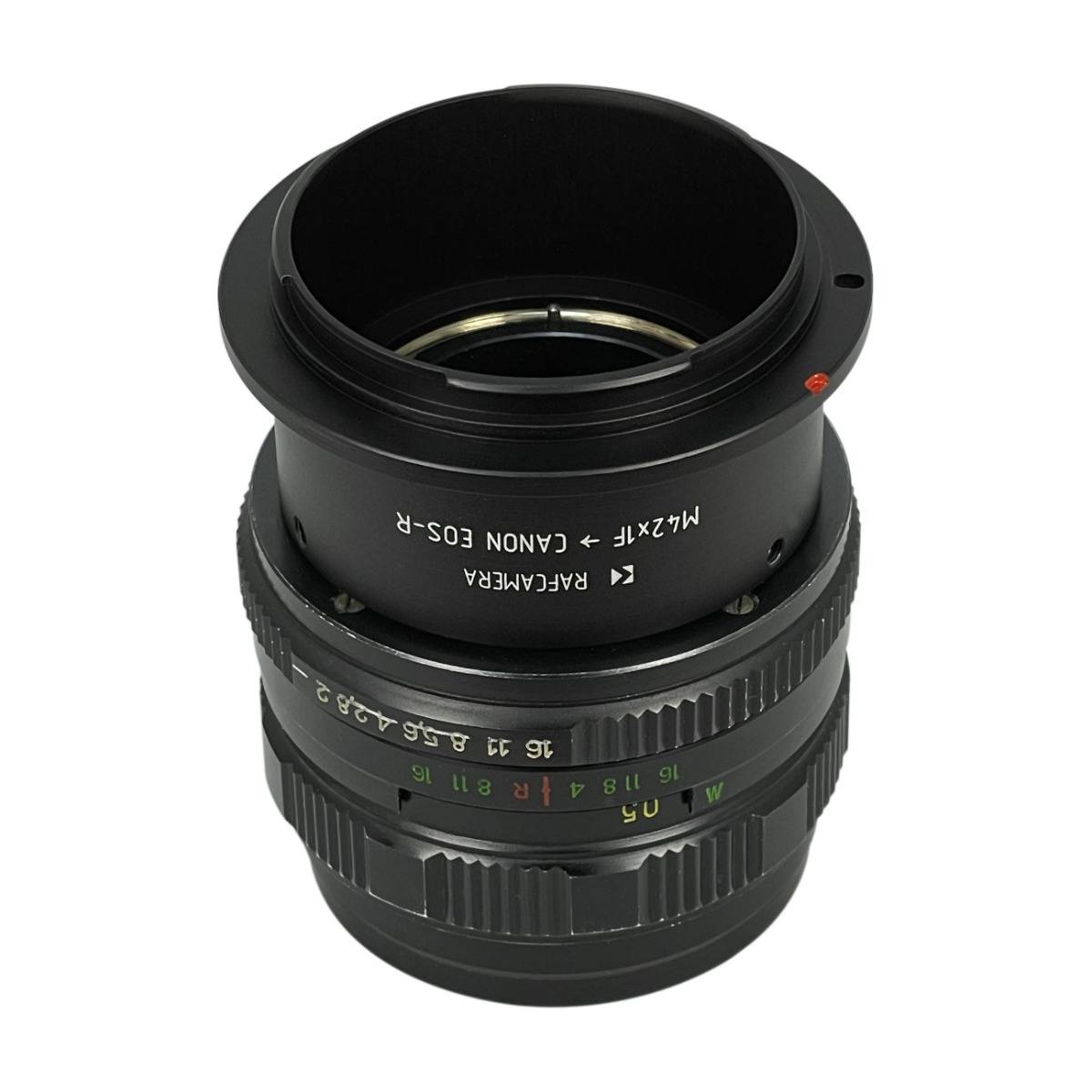 M42x1 to Canor EOS-R camera mount adapter for Meteor 5-1 lens