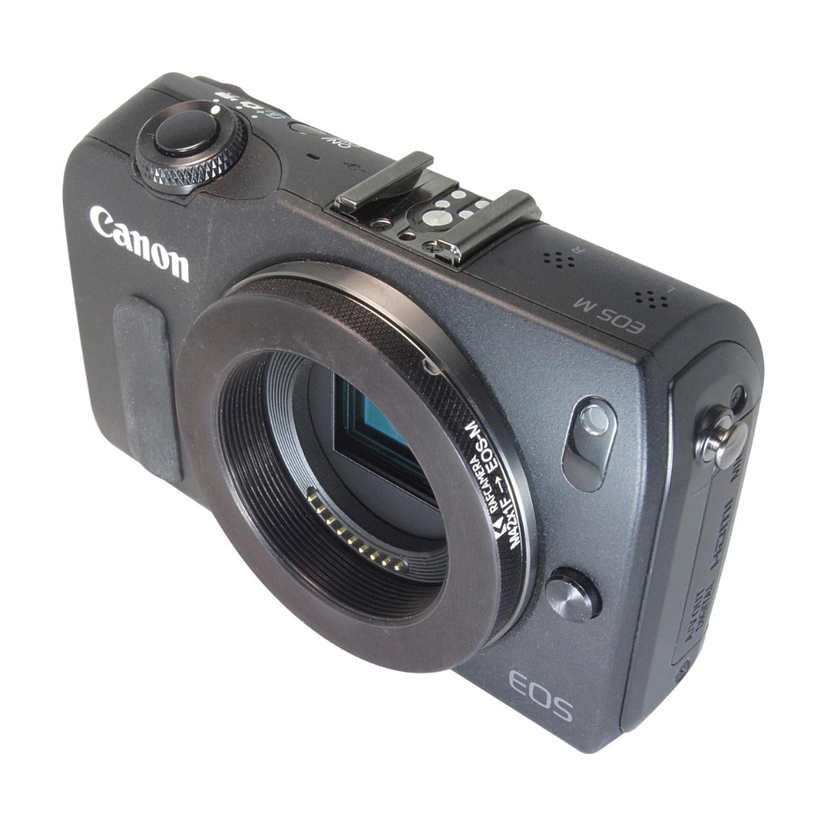 M42x1 female thread to Canon EOS-M (EF-M) camera mount adapter for helicoids