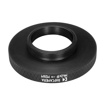 M42x1 female to M26x0.75 (M26x36tpi) male thread adapter