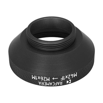 M42x1 female to M26x1 male thread adapter for Robot camera