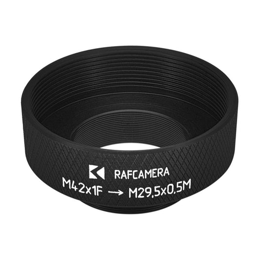 M42x1 female to M29.5x0.5 male thread adapter for Copal #0 shutter