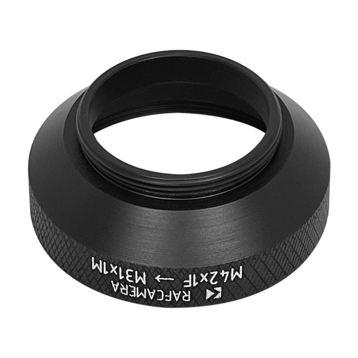 M42x1 female to M31x1 male thread adapter for RoBoT Royal, Recorder camera