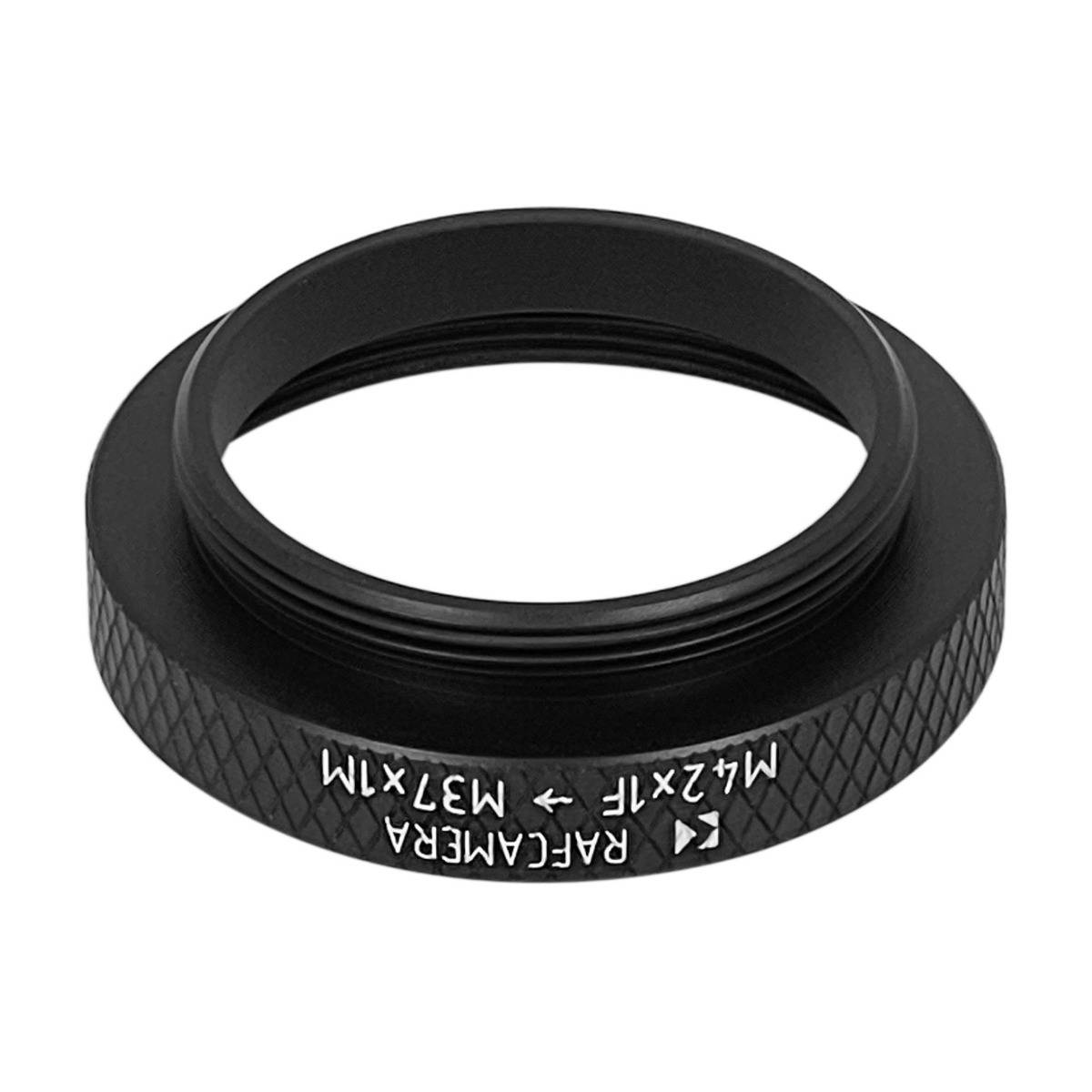 M42x1 female to M37x1 male thread adapter