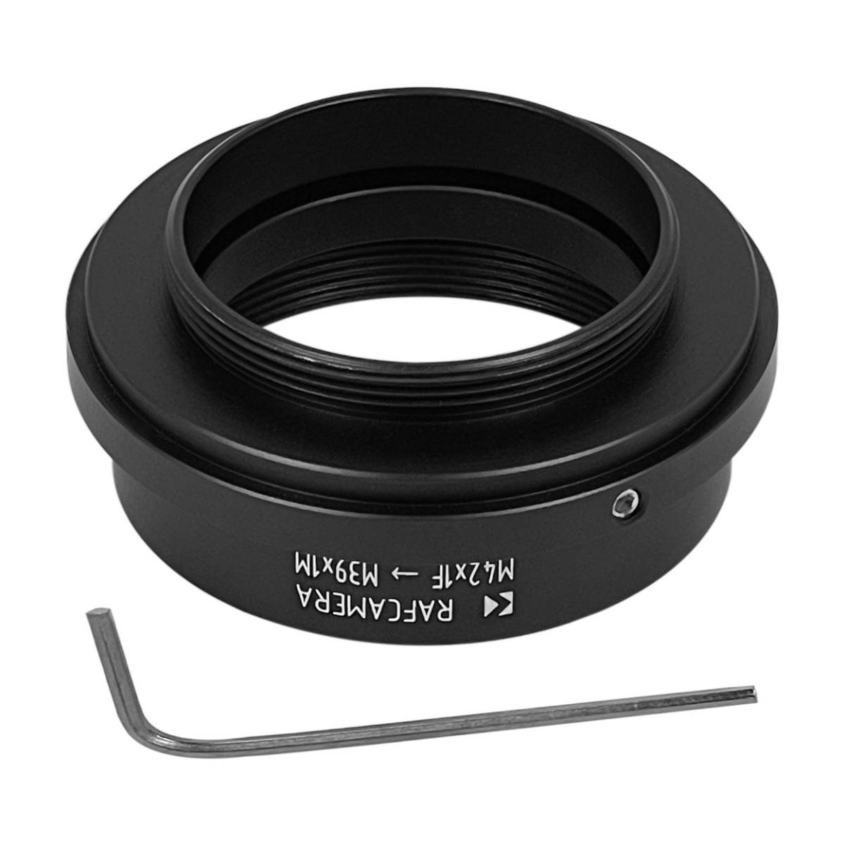 M42x1 female to M39x1 (LTM) male thread adapter, infinity, rim