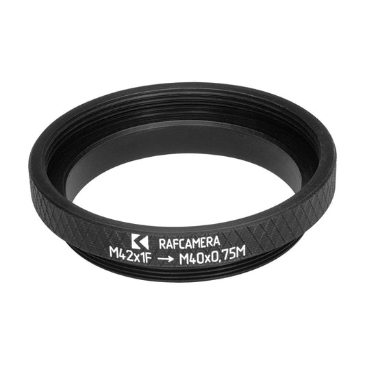 M42x1 female to M40x0.75 male thread adapter for shutters