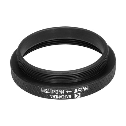 M42x1 female to M40x0.75 male thread adapter for shutters