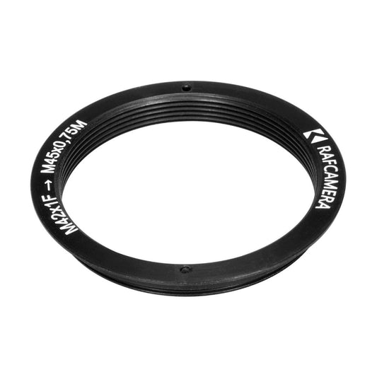 M42x1 female to M45x0.75 male thread adapter for Rodenstock/Linos Modular Focus